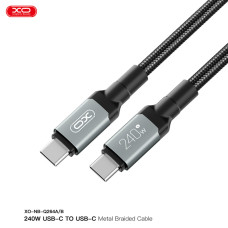 Кабель XO High Power Type-C to Type-C 240W 1м чорний