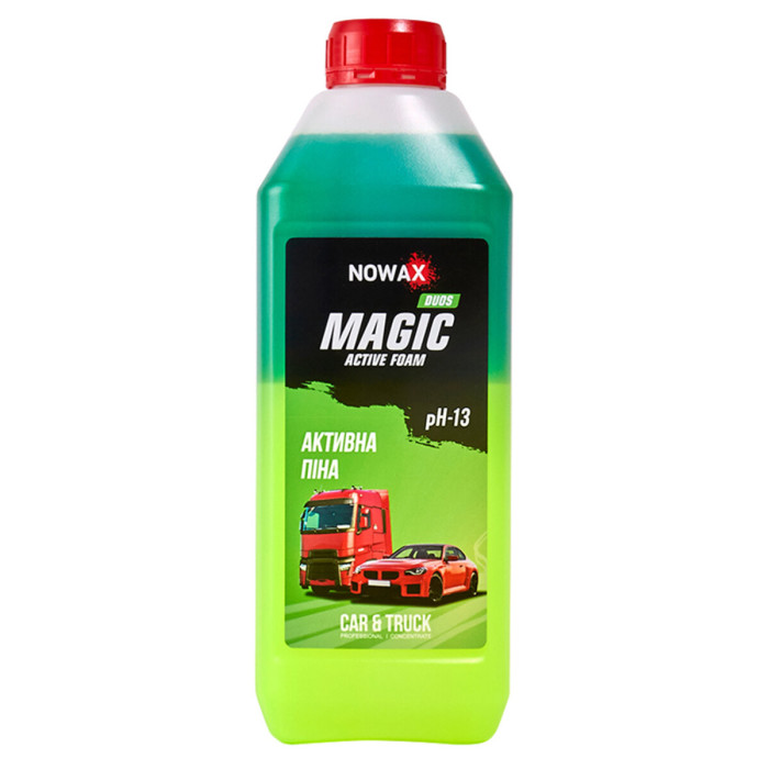 Активна піна Nowax Magic Active Foam Duos концентрат для безконтактної мийки 1л