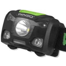 Ліхтар налобний Winso Pro 250Lm, 5W XPG, 3xAAA/1200mAh в комплекті, з сенсором білий/червоний