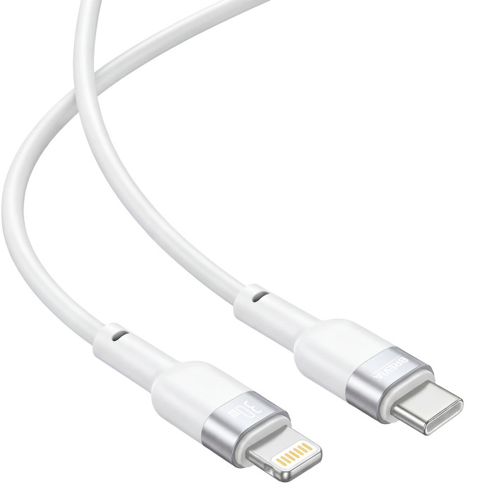 Кабель Brevia Type-C to Lightning 30W 1,2м, білий box (52120WCLC1)
