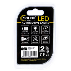 Автолампа Solar LED 24V SV8.5 T11x39 6SMD white, 2шт