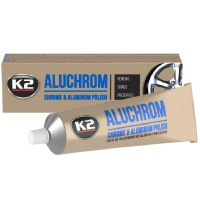 Паста для полірування хромованих деталей K2 Aluchrom 120г
