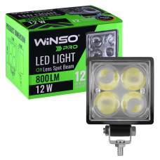 Фара світлодіодна Winso Pro Epistar 4D точковий 10-30V, 12W (4x3W), 1шт (780140)