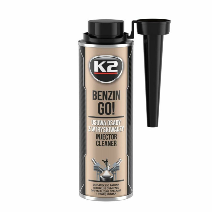 Очисник форсунок K2 Benzin Go! для бензинових двигунів 250мл