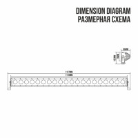 Автолампа світлодіодна Belauto Cree Combo LED (20*10w) (BOL2010CC)