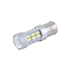 Автолампа Solar LED 12-24V S25 BA15s 27SMD white, 2шт