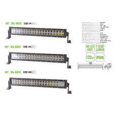 Автолампа світлодіодна Belauto Cree Spot LED (40*3w)