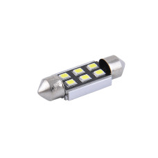 Автолампа Solar LED 12V SV8.5 T11x36 6SMD white, 2шт SL1362