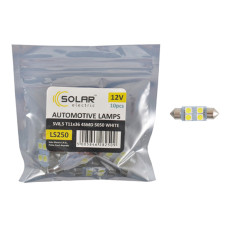 Автолампа Solar LED 12V SV8.5 T11x36 4smd 5050 white 10шт