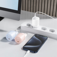 Мережевий зарядний пристрій XO L143 PD20W Single USB-C Charger синій