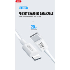Кабель XO Type-C to Lightning 20W 1м білий