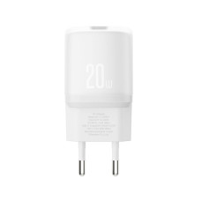 Мережевий зарядний пристрій XO L143 PD20W Single USB-C + Type-C кабель білий