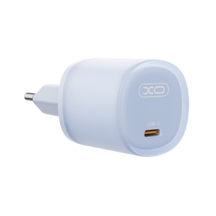 Мережевий зарядний пристрій XO L143 PD20W Single USB-C Charger синій