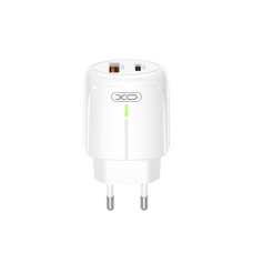 Мережевий зарядний пристрій XO L114 PD20W/QC18W білий