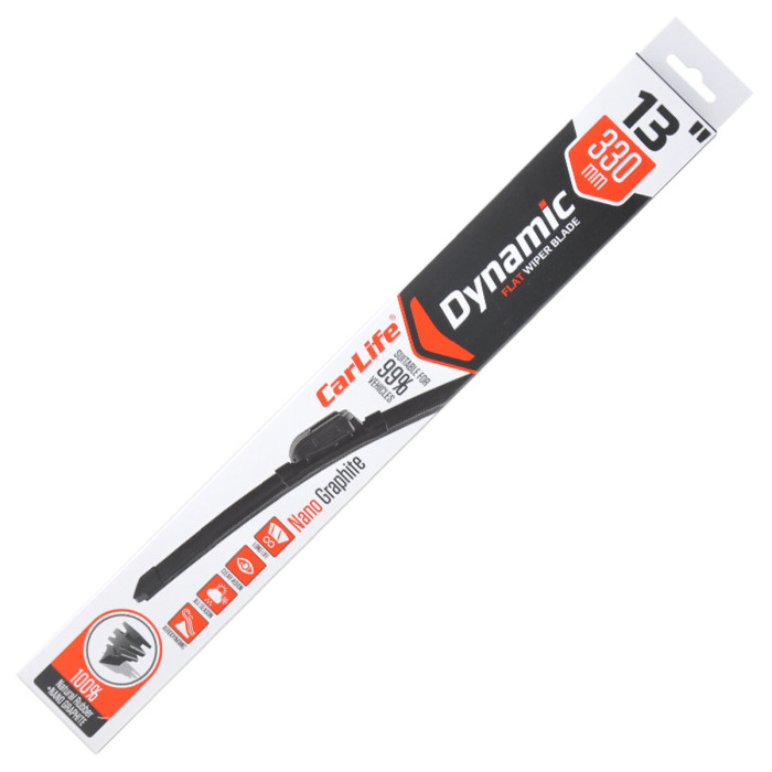 Безкаркасна щітка CarLife Dynamic 13/330мм
