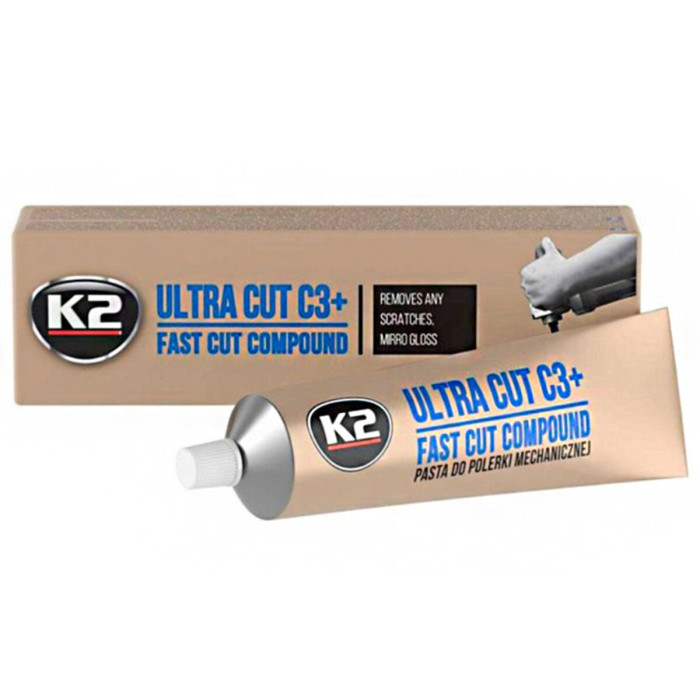 Паста для полірування кузова K2 Ultra Cut С3+ 100г