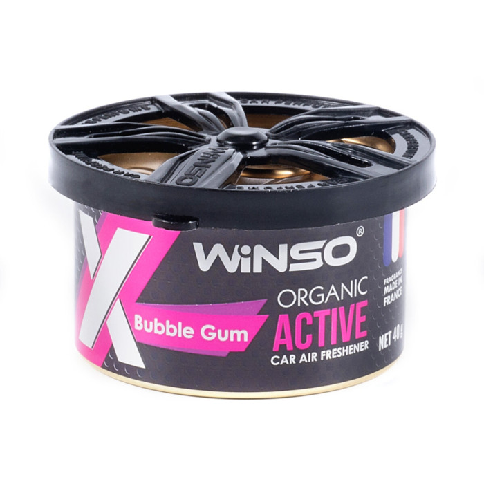 Ароматизатор Winso X Active Organic Bubble Gum гелевий 40г