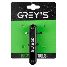 Мультитул Grey's 2/2.5/3/4/5/6/8мм, пласка викрутка/Phillips, T25