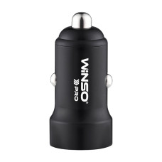 Автомобільний зарядний пристрій Winso Pro 40W 2xUSB-C LED Ring Metal