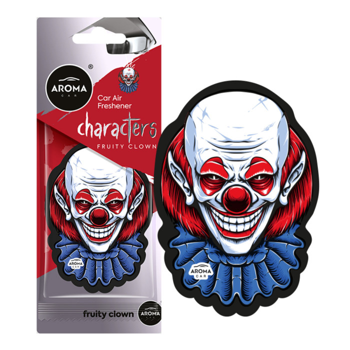 Ароматизатор Aroma Car Cellulose Characters - Red Clown сухий