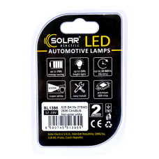 Автолампа Solar LED 12-24V S25 BA15s 27SMD white, 2шт