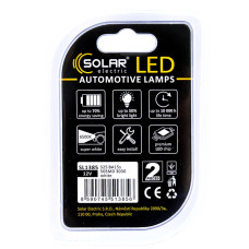 Автолампа Solar LED 12V S25 BA15s 50SMD white, 2шт