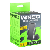 Тримач телефону автомобільний Winso механізм 360°, 58-90мм