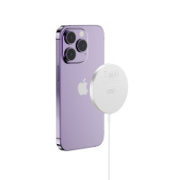 Бездротовий зарядний пристрій XO CX022 Magnetic Wireless Charger Type-C білий