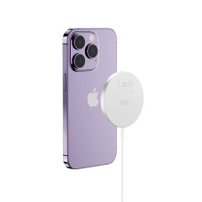 Бездротовий зарядний пристрій XO CX022 Magnetic Wireless Charger Type-C білий