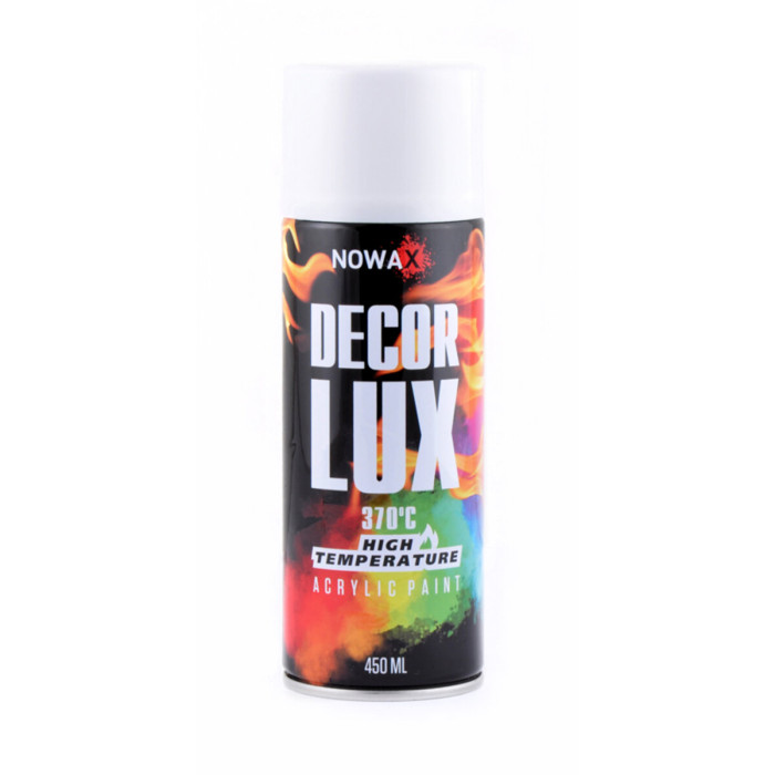 Фарба високотемпературна Nowax Spray біла 450мл