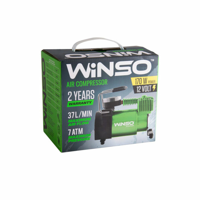 Компресор автомобільний Winso 7Атм 37л/хв 170Вт (123000)