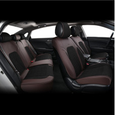 Комплект, 3D чохли для сидінь Beltex Malibu, black-brown