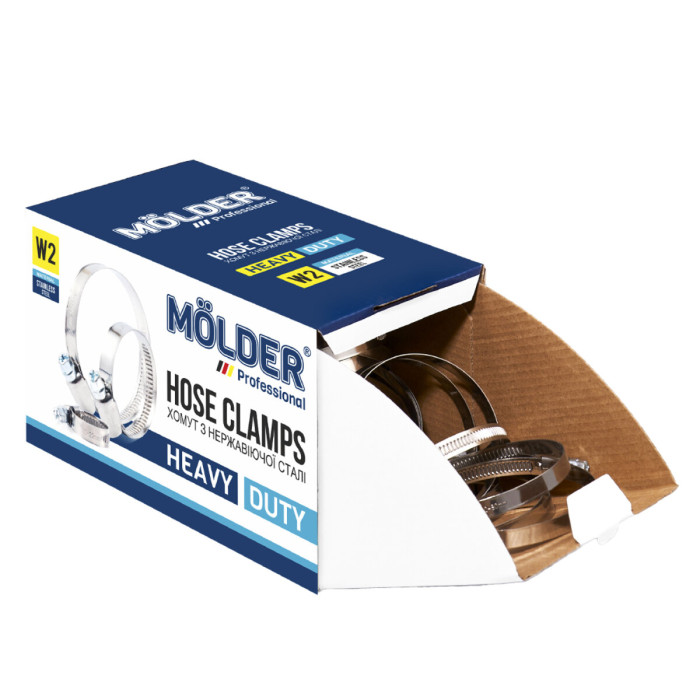 Хомути Molder 60-80/W2, 9мм, 100шт