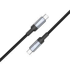 Кабель Brevia Type-C to Type-C 100W 1,2м, чорний box (57120BCCC1)