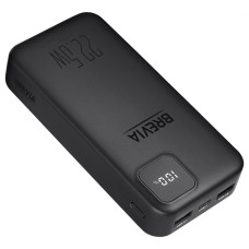 Повербанк (Power Bank) Brevia 20000mAh 22,5W, Li-Pol, LCD чорний
