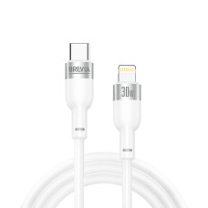 Кабель Brevia Type-C to Lightning 30W 1,2м, білий box (52120WCLC1)