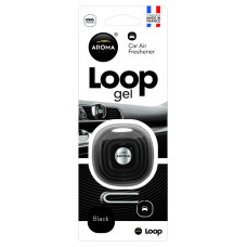 Ароматизатор Aroma Car Loop Black гелевий
