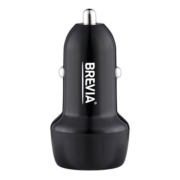 Автомобільний зарядний пристрій Brevia ePower SingleDrive 18W 1xUSB-A чорний