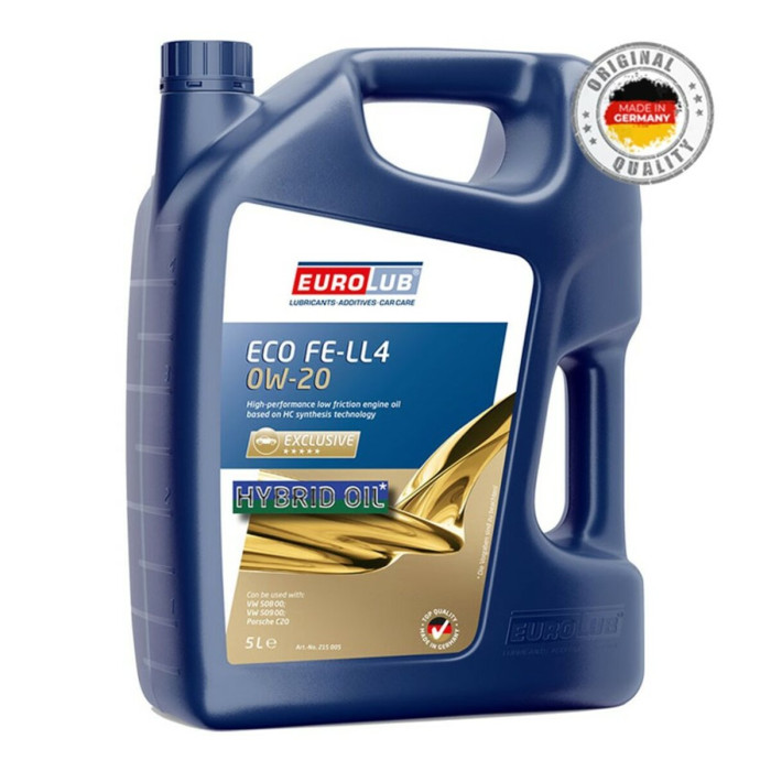 Моторне масло EuroLub Eco FE LL4 0W-20 5л