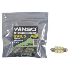 Автолампа Winso LED 12V SMD SV8.5 T11x36, 10шт 127440