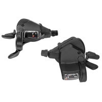 Манетки MicroSHIFT 2x9s (пара) з індикатором, тросики L2140/1700