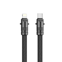 Кабель XO Lanyard Bullet Type-C to Lightning 27W 1,2м чорний