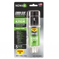 Клей епоксидний Nowax двокомпонентний прозорий 30г