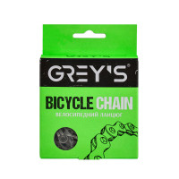Ланцюг велосипедний Grey's 9шв. SLA-H9 Silver, 116 ланок