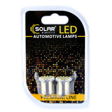 Автолампа Solar LED 12V G18.5 BA15s 22SMD white, 2шт
