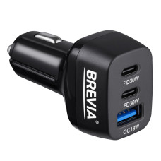 Автомобільний зарядний пристрій Brevia ePower TriDrive 78W 2xUSB-C+1xUSB-A