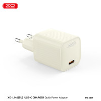 Мережевий зарядний пристрій XO L146 PD20W Single USB-C бежевий