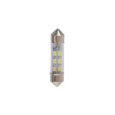 Автолампа Solar LED 24V SV8.5 T11x36mm 6smd 3528 white 10шт
