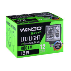 Фара світлодіодна Winso Pro Epistar 4D точковий 10-30V, 12W (4x3W), 1шт (780140)