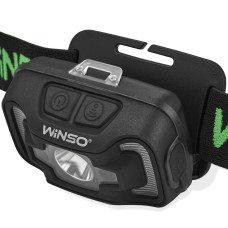 Ліхтар налобний Winso 300Lm, 5W CREE XTE+COB, 1800mAh, з сенсором білий/червоний